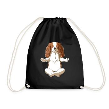 Cavalier King Charles Spaniel - Turnbeutel - Schwarz - Vorne