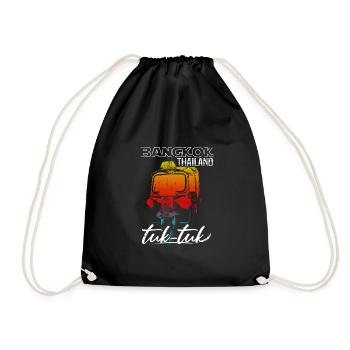 Bangkok Thailand Tuk Tuk - Drawstring Bag - black - Front