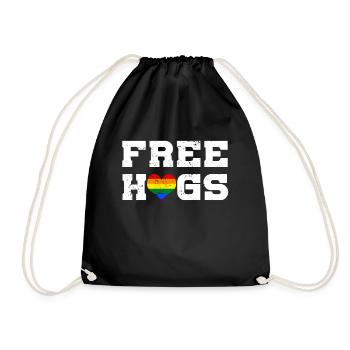 LGBT Arc-en-ciel Gay Pride Gay Gay Lesbienne Gay - Sac de sport léger - noir - Devant