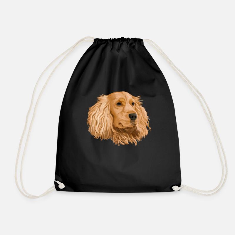 Cocker Spaniel - Turnbeutel - Schwarz