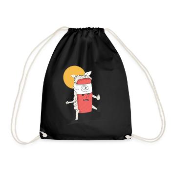 Sushi - Drawstring Bag - black - Front