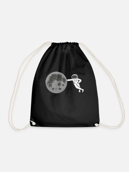 Angehender Astronaut Raumfahrer Weltraum Geschenk - Turnbeutel - Schwarz