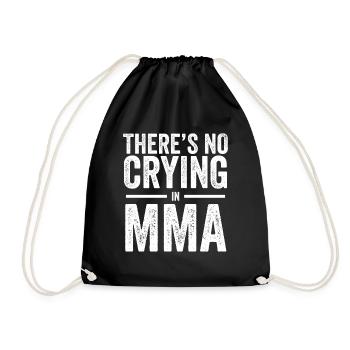 MMA Mixed Martial Arts Kampfsport UFC Geschenk - Turnbeutel - Schwarz - Vorne