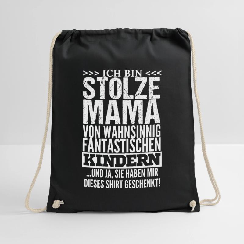 Ich bin Stolze Mama Mutter Kinder Muttertag Mami Turnbeutel