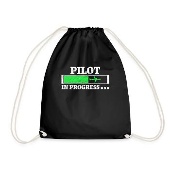 pilote - Sac de sport léger - noir - Devant