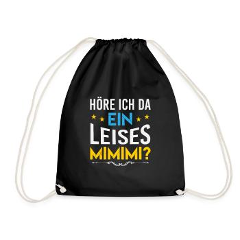 Mimimi - Turnbeutel - Schwarz - Vorne