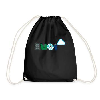 Développeur de logiciels informatiques code programmeur - Sac de sport léger - noir - Devant