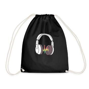 Casque Rasta Rastafarian Jamaica Music Gift - Sac de sport léger - noir - Devant