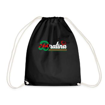 Bratina Bratan Russia - Drawstring Bag - black - Front