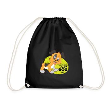 Dog Love Dog Owners Dog Sports Dog Gift - Drawstring Bag - black - Front