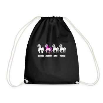 Lustig Buchhalter Steuerberater Fibu Geschenk - Turnbeutel - Schwarz - Vorne