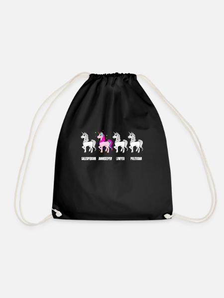 Lustig Buchhalter Steuerberater Fibu Geschenk - Turnbeutel - Schwarz