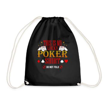 Casino de poker - Sac de sport léger - noir - Devant
