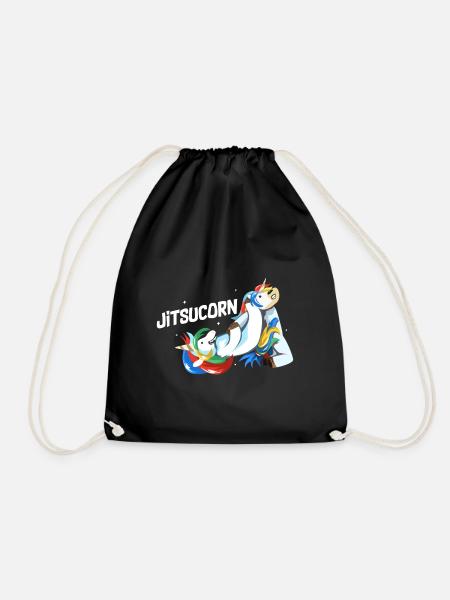 Kampfsport Judo Jiu Jitsu Karate - Turnbeutel - Schwarz