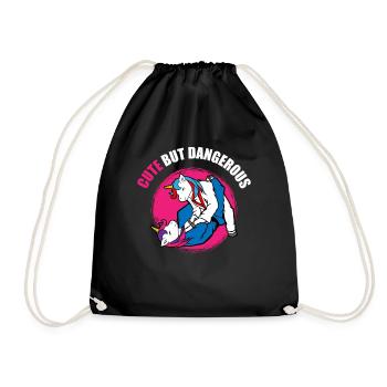 Arts martiaux judo jiu jitsu karaté - Sac de sport léger - noir - Devant