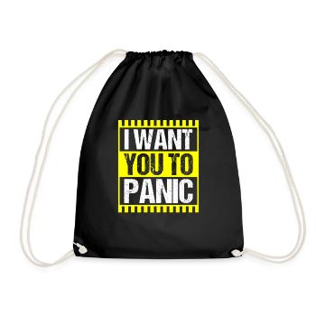 Climate change Environment Sustainable - Drawstring Bag - black - Front