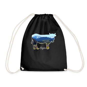 Alpes d'Allgäu Bavière - Sac de sport léger - noir - Devant