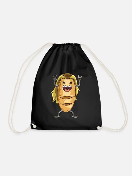 Baker I Rocker Bread Costume I Boulangerie I Cuire - Sac de sport léger - noir