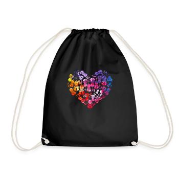 Violoncelle musicien cadeau pour violoncelle joueur - Sac de sport léger - noir - Devant