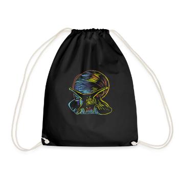 Escargot - Sac de sport léger - noir - Devant