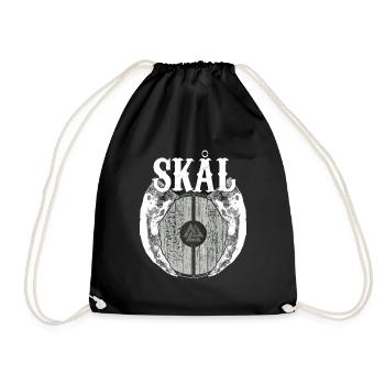 Viking Viking Valhalla Odin Thor Nordmann Skal - Sac de sport léger - noir - Devant
