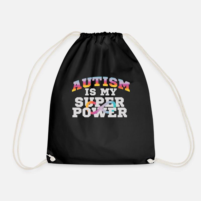Autism Is My Superpower Autism Superhero - Turnbeutel - Schwarz