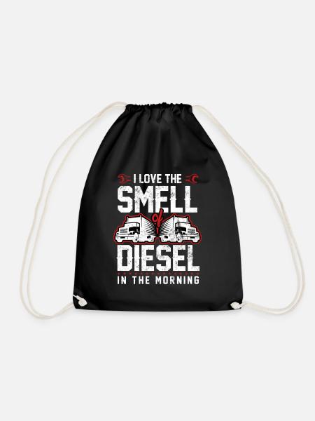 Funny Trucker Truck Driver Gift Idea - Turnbeutel - Schwarz