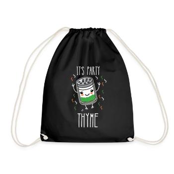C'est Party Thym Herb Pun - Sac de sport léger - noir - Devant
