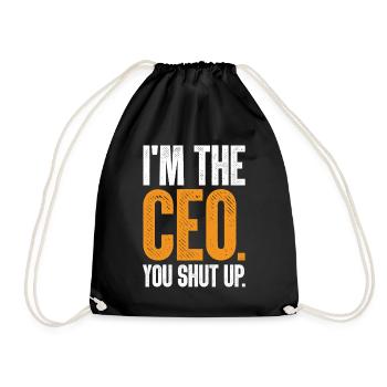CEO Entrepreneur Hustler Homme d'affaires Don - Sac de sport léger - noir - Devant