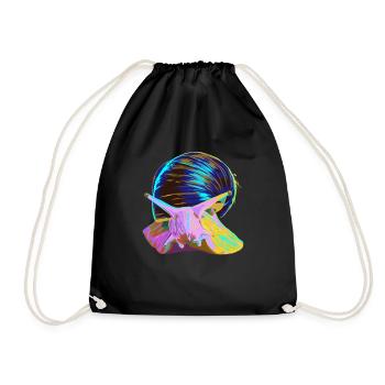 Splash Escargot - Sac de sport léger - noir - Devant