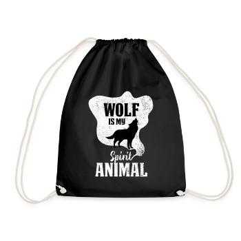 Wolf - Sac de sport léger - noir - Devant