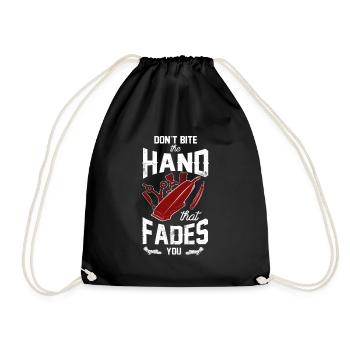 Don't Bite The Hand That Fades You Hair Stylist Ha - Turnbeutel - Schwarz - Vorne