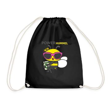 HUMMEL - Turnbeutel - Schwarz - Vorne