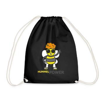 HUMMEL - Turnbeutel - Schwarz - Vorne