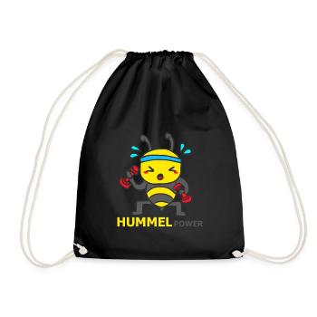 HUMMEL - Turnbeutel - Schwarz - Vorne