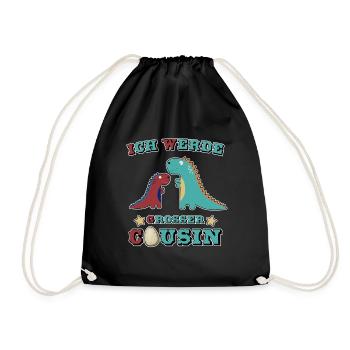 I'm gonna be a cousin for big cousins in 2020. - Drawstring Bag - black - Front