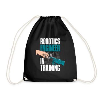 Cadeau de robotique robotique robotique - Sac de sport léger - noir - Devant