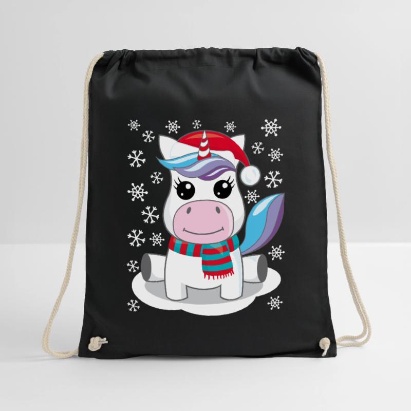 Einhorn Weihnachten Geschenk Weihnachtsgeschenk Turnbeutel