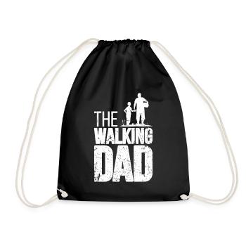 The Walking Dad Father-to-Be Papa Fête des pères Gesc - Sac de sport léger - noir - Devant