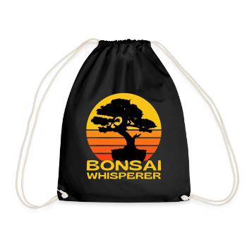 Bonsai Whisperer - Sac de sport léger - noir - Devant