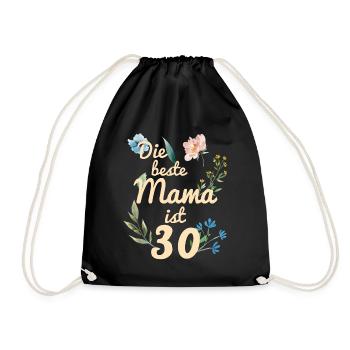 La meilleure maman est 30 ans cadeau 1991 - Sac de sport léger - noir - Devant