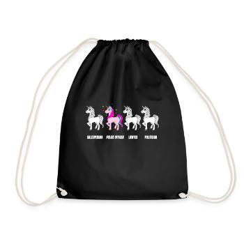 Cadeau pour les policiers de la Ligne bleue - Sac de sport léger - noir - Devant