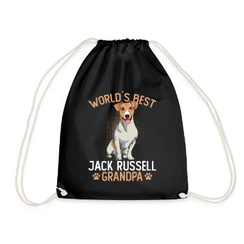 Jack Russell Terrier propriétaire de chien - Sac de sport léger - noir - Devant