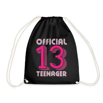 Adolescente Official 13 - Sac de sport léger - noir - Devant
