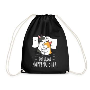 Chats Chemise de couchage Chat Chat - Sac de sport léger - noir - Devant