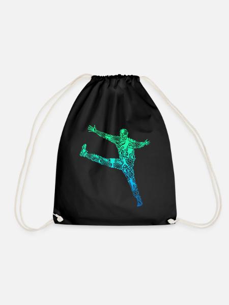 Handball Torwart Handballer Kinder Jungen - Turnbeutel - Schwarz