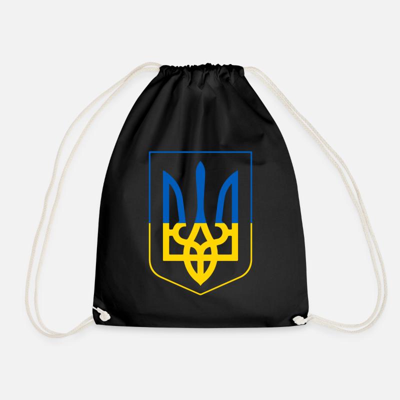 Drapeau de l’Ukraine - Sac de sport léger - noir