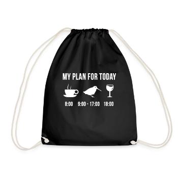 Drôle Bécasse des bois Chasse Hunter Chasseur Plan - Sac de sport léger - noir - Devant