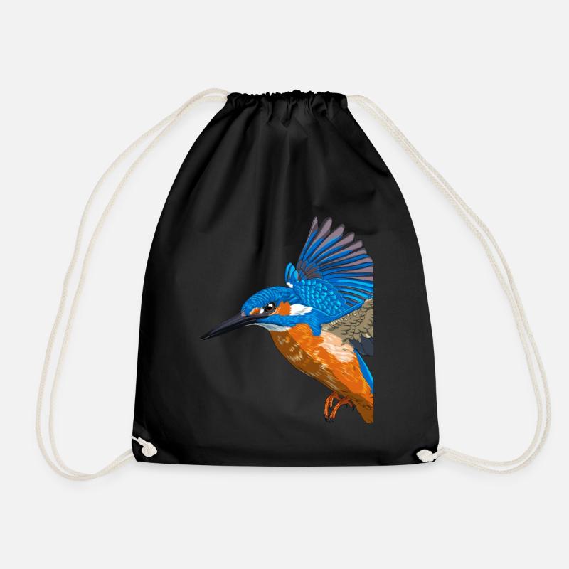 Martin-pêcheur volant - Sac de sport léger - noir