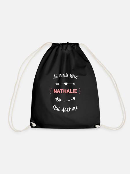 Je suis une Nathalie qui déchire - Sac de sport léger - noir